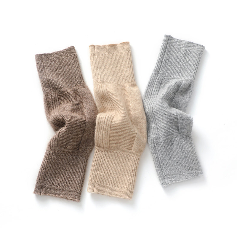 秋冬100%羊绒护膝套男女老寒腿防寒保暖内穿护腿膝盖保护套高弹力