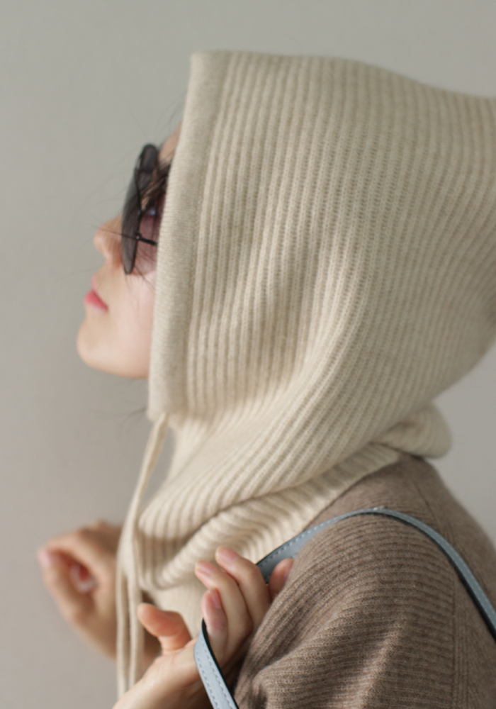 帽子羊绒针织围脖百搭休闲冬潮