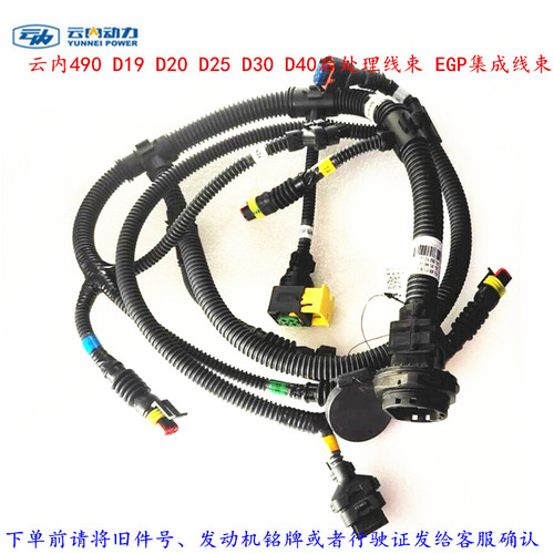 云内490 YN27 D19 D20 D25 D30 D40国六发动机后处理EGP集成线束