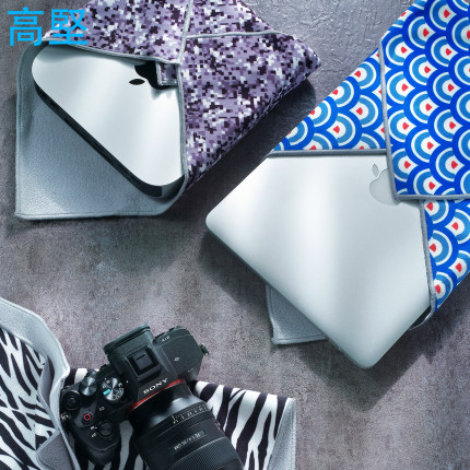 高坚百贴布相机内胆包轻量镜头收纳包魔术布适用于尼康佳能r50富士XT50索尼徕卡大疆无人机多功能便携相机包