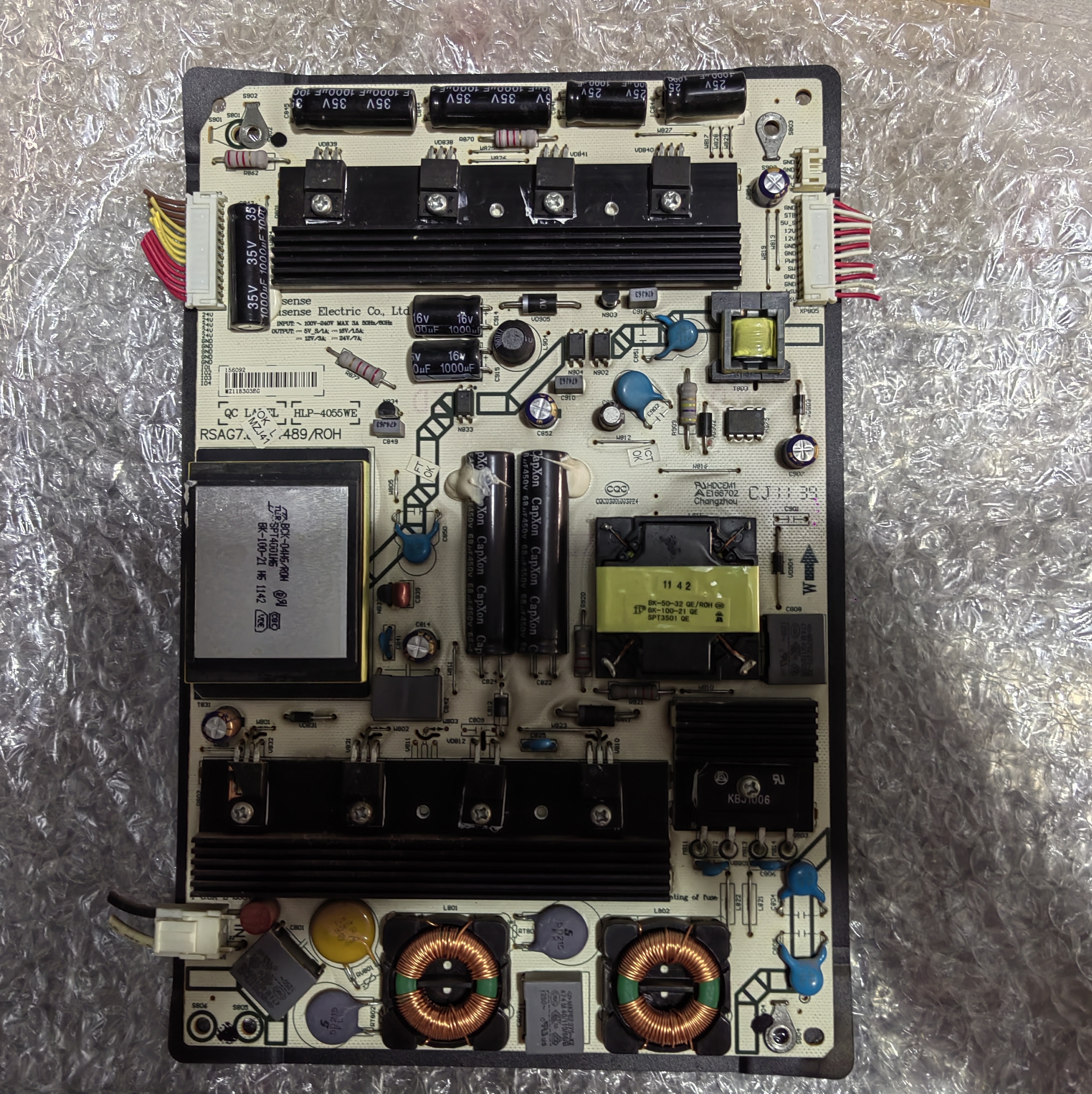 原装海信LED42/47/55T36X3D LED50K310X3D电源板RSAG7.820.4489