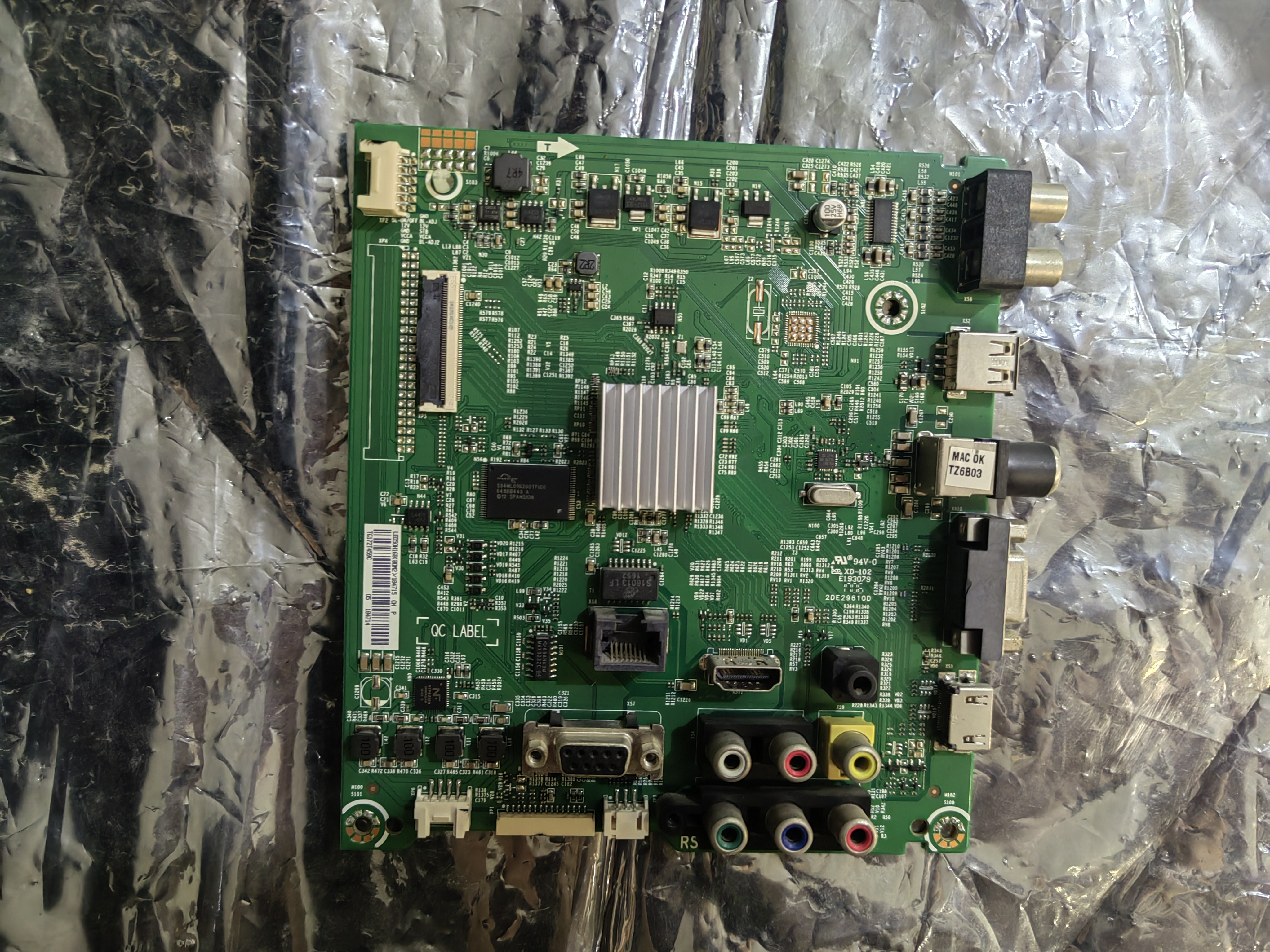 原装海信LED50H168(BOM2)184715主板RSAG7.820.6435屏HD500DF-E01