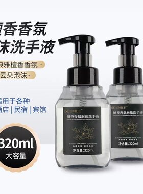 泡沫洗手液按压320ml温和清洁滋润家用办公酒店同款