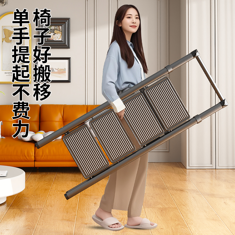 家用折叠小型人字梯室内加厚便携登高园艺加大踏板防滑称重梯子