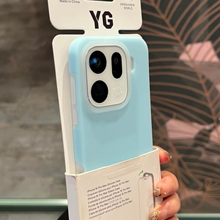 适用OPPORENO15PRO果冻14PRO液态硅胶13PRO/12PRO软壳FINDX9PRO防摔散热情侣亲肤新款简约纯色防滑INS风男女