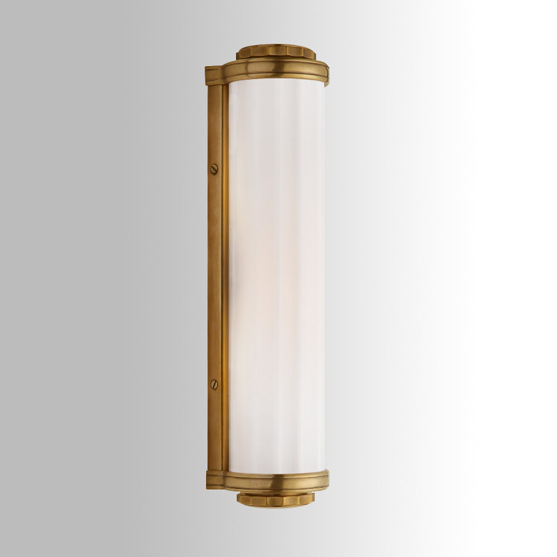 美式全铜复古灯现代简约大气书房卧室灯具圆柱轻奢走廊玄关墙壁灯