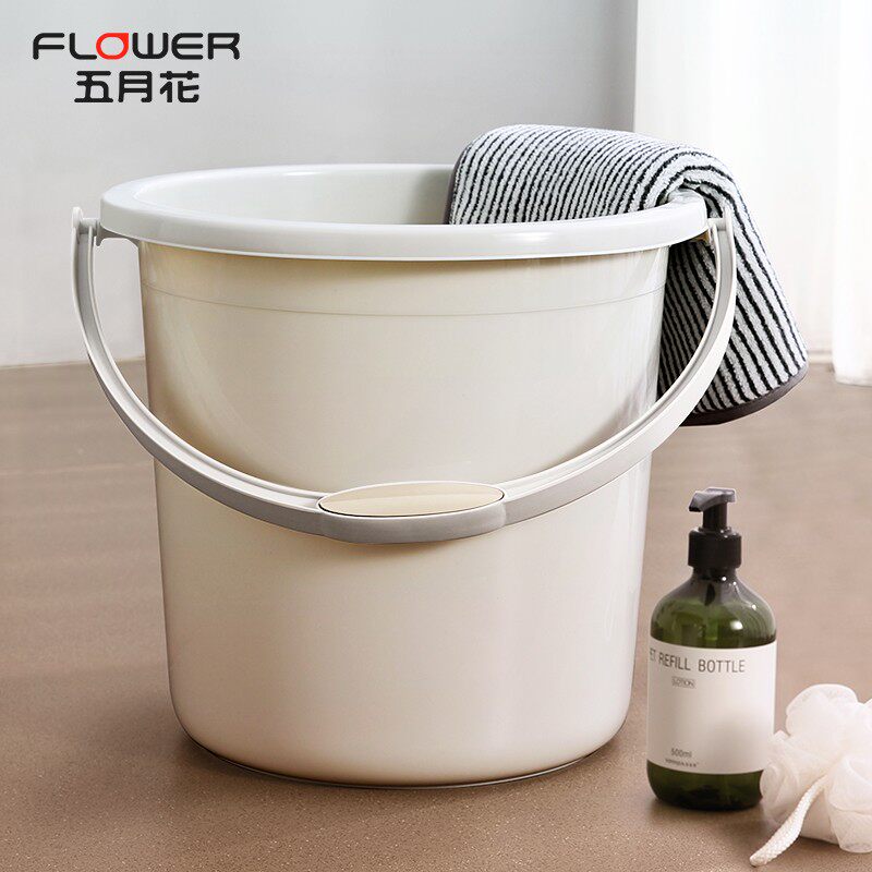 五月花 洗衣拖把桶泡脚桶16L带提手耐用加厚塑料提水桶WYH-SN601使用感如何?