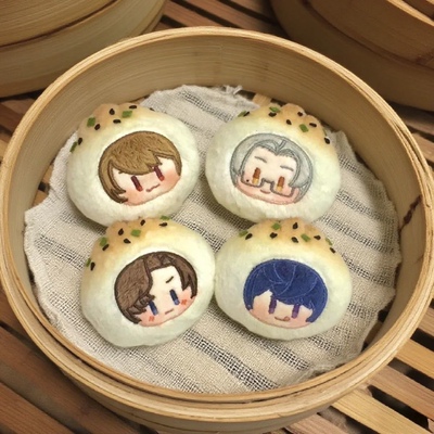 未定事件簿联名小杨生煎周边夏彦左然莫弈陆景和毛绒团子玩偶挂件