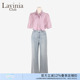 夏季 复古休闲百搭阔腿牛仔裤 薄款 时尚 女Y43K117 女装 Lavinia