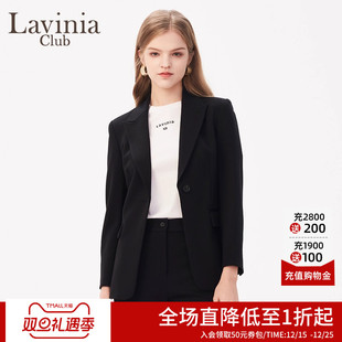 Lavinia春秋新款 外套女B41W13 立体挺阔气质优雅通勤职场西装