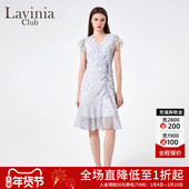 Lavinia茶歇系收腰连衣裙女2025夏新款 法式 优雅气质裙子E53L121R