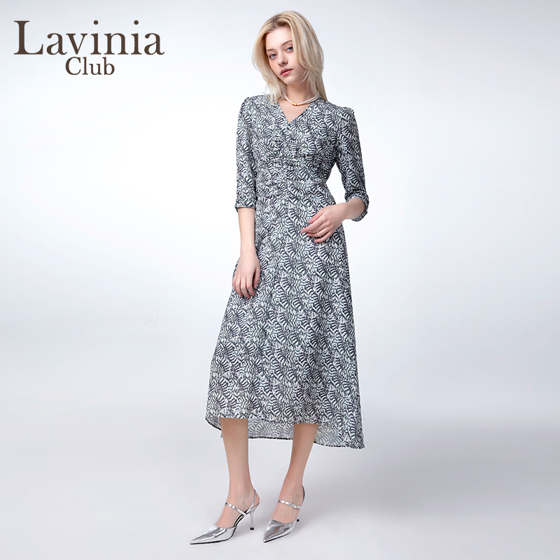 LaviniaClub气质通勤连衣裙