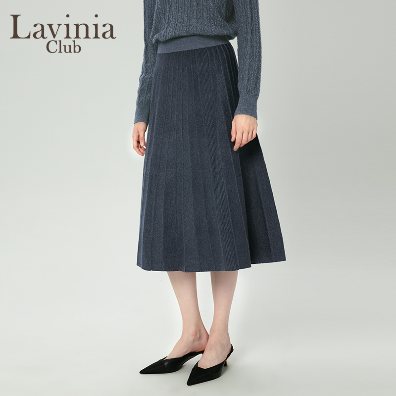 LaviniaClub气质针织衫半身裙