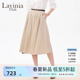 Lavinia半身裙女2024春夏新款纯色气质通勤高腰显瘦百褶裙R41Q104