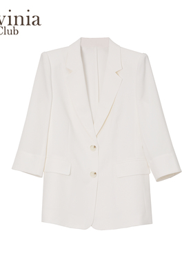 Lavinia高智感极简西装2025夏新款气质通勤职场西服外套女B53W105