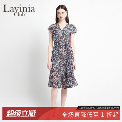 拉维妮娅连衣裙新款优雅夏季