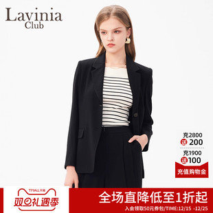 廓形西装 Lavinia拉维妮娅春秋款 小外套女B41W04P 商场同款