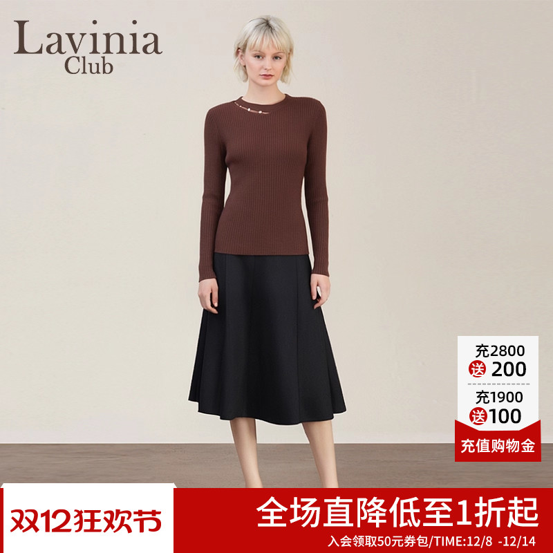 LaviniaClub气质通勤针织衫