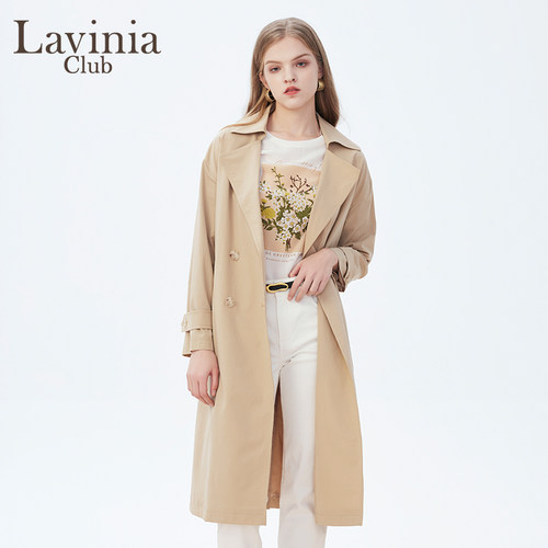 LaviniaClub中长款风衣