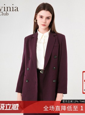 Lavinia老钱风复古高级感西装外套女气质西服春秋新款B45W04