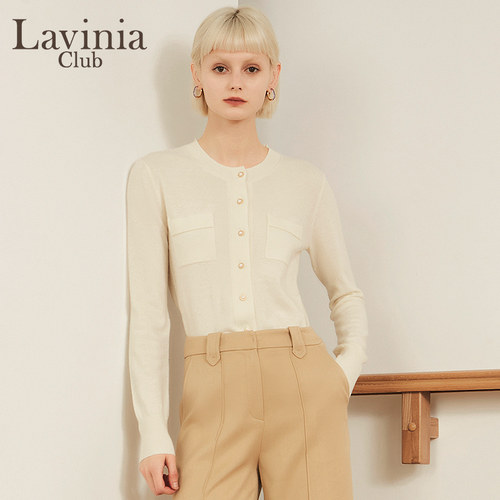 LaviniaClub/拉维妮娅单排扣