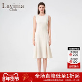 修身 Lavinia法式 轻礼服通勤气质连衣裙夏新款 显高裙子J43L160