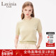 羊毛针T恤女春秋新款 法式 OL气质半袖 Lavinia 毛针织衫 V41Z123