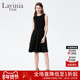 LaviniaClub通勤职场小黑裙夏新款 优雅气质圆领无袖 连衣裙R43L138