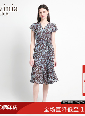Lavinia Club/拉维妮娅2026夏季新款优雅轻熟风茶歇连衣裙R63L56R