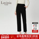 裤 女冬季 新款 Lavinia黑色西装 高腰显瘦微喇直筒休闲裤 P47K101