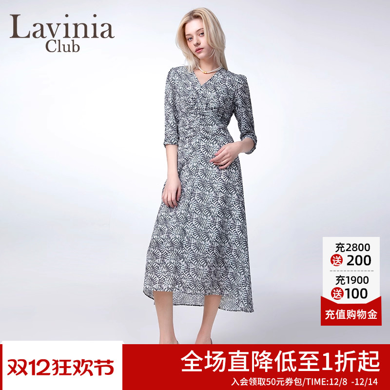 LaviniaClub气质通勤连衣裙