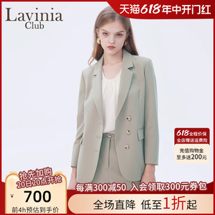 职业正装 Lavinia春季 面试西装 外套女2024新款 通勤OL商务工作西服