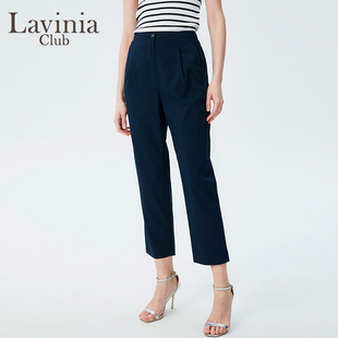 裤 Lavinia年夏装 通勤职场显瘦高腰直筒西装 新品 女Q43K104 薄款