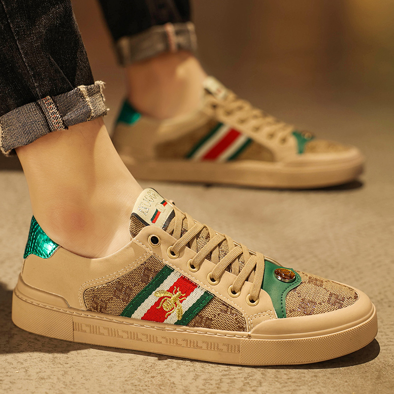 欧洲站男鞋夏季男士休闲百搭潮流高级感潮牌爆款网红脏脏帆布板鞋