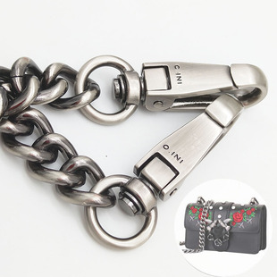 粗大包燕子包包链条配件单买包带铝链宽肩带超轻金属链子单肩斜跨