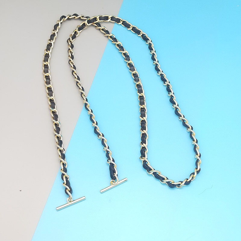 杠杠OT扣款小香风穿孔包链条