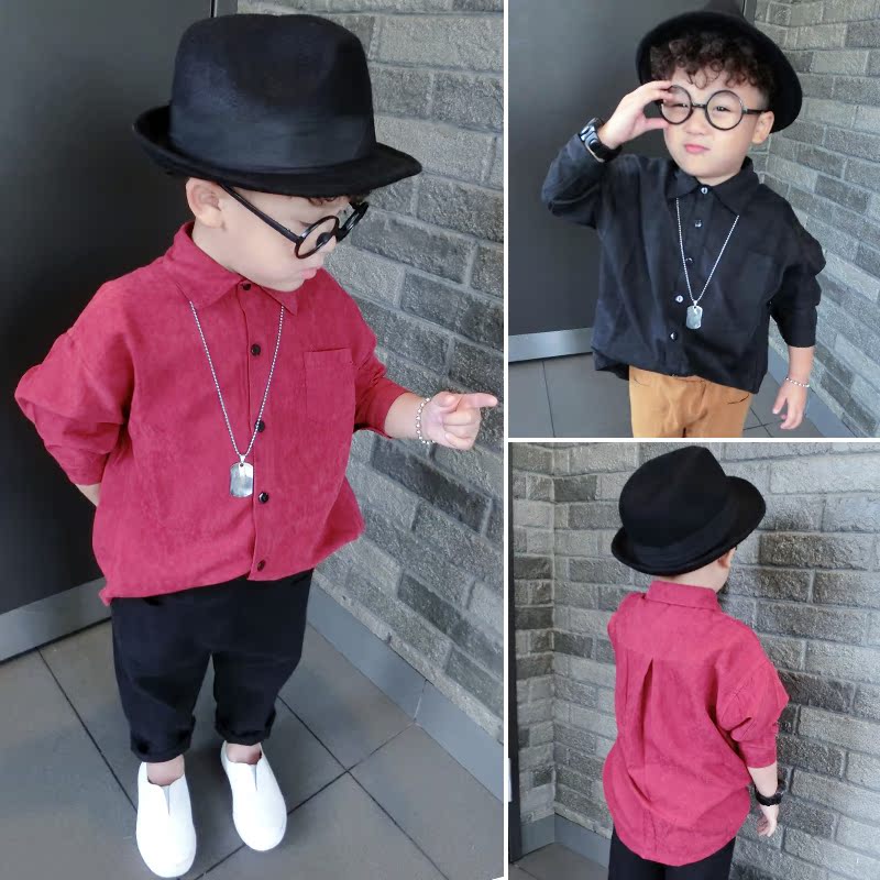 Chemise enfant à manche longue - Ref 2083011 Image 1