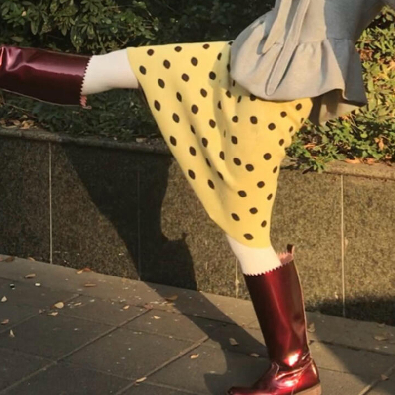 无品牌短裙A字裙慵懒风