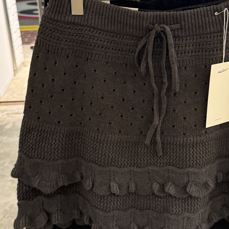 无品牌短裙A字裙慵懒风