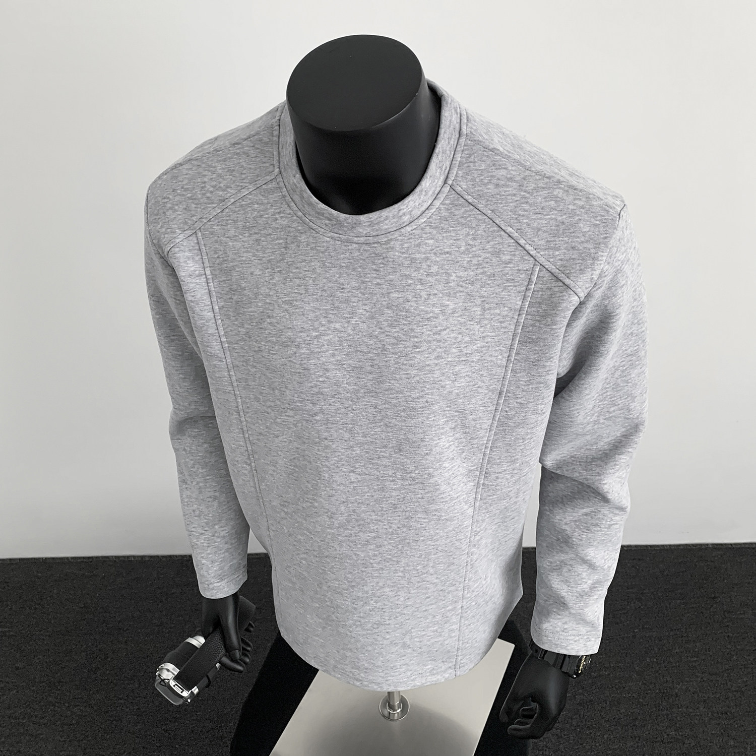 3w件+280g2026春款重磅华棉解构打底长袖T恤高街T2596特P15，男装T恤，电商A030