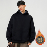 5W件+420g华棉加绒2026春连帽纯色套头卫衣无影墙WY801-JR特P35，男装卫衣，电商A030