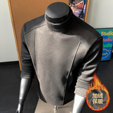 30w件+420g德绒加绒2026春结构款打底衫室内模特T2600-JRP18.5，男装T恤，电商A030