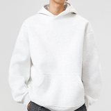 5W件+420g华棉加厚2026春款纯色连帽套头卫衣无影墙WY801特P35，男装卫衣，电商A030