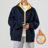 1W件+420g华棉加绒2026年春拼色开衫卫衣无影墙WY616-JR特P36，男装卫衣，电商A030