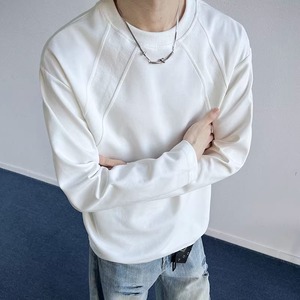 2W件+280g曼巴棉 2026春款解构拼接长袖T恤 室内模特 T2598 特P15，男装T恤，电商A030