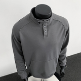 2k件+320g华棉2026春款休闲美式打底立领卫衣假模特WY780P35，男装T恤，电商A030