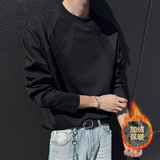 1w件+420g曼巴棉加绒2026春款拼接长袖T恤高街T2598-JR特P19，男装T恤，电商A030