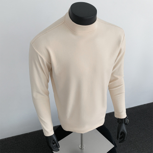 5w件+280g 2026春款德绒长T宽松长袖打底 人台模特 T2601 P12.5,男装T恤,电商A030