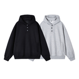 3k件+350g华棉2026春高街连帽扣子套头卫衣高街WY609特P35，男装卫衣，电商A030