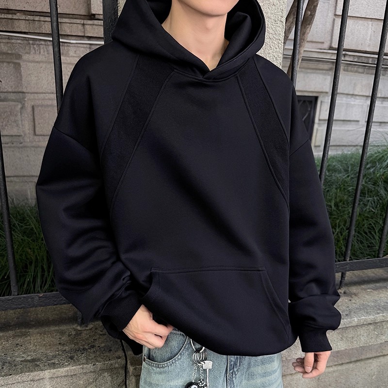 6w件+330g秋新款男潮牌套头连帽卫衣室外模特WY617P32，男装卫衣，电商A030